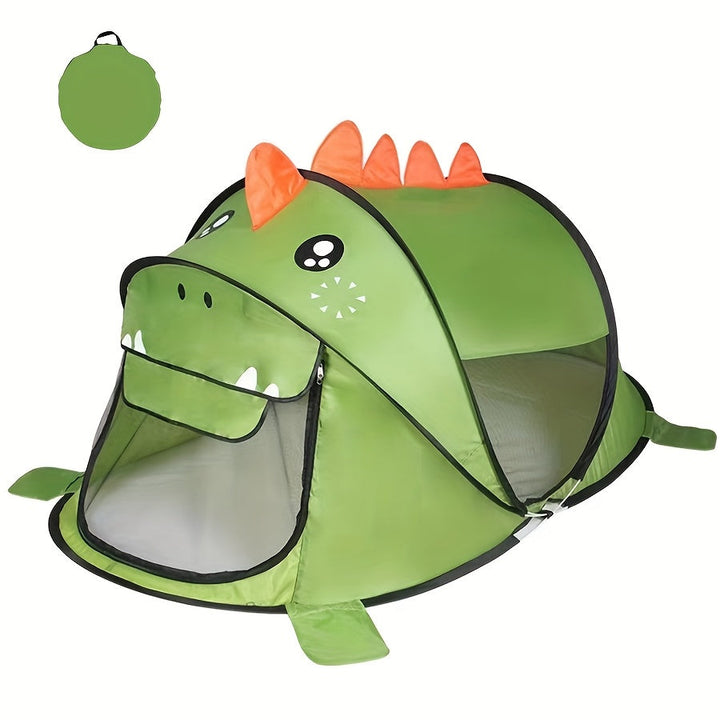 Zestaw namiotów do zabawy pop-up dla dzieci z dinozaurami, rekinami i misiami z ochroną przeciwsłoneczną UPF 50 – Przewiewny i przenośny dla niemowląt i małych dzieci