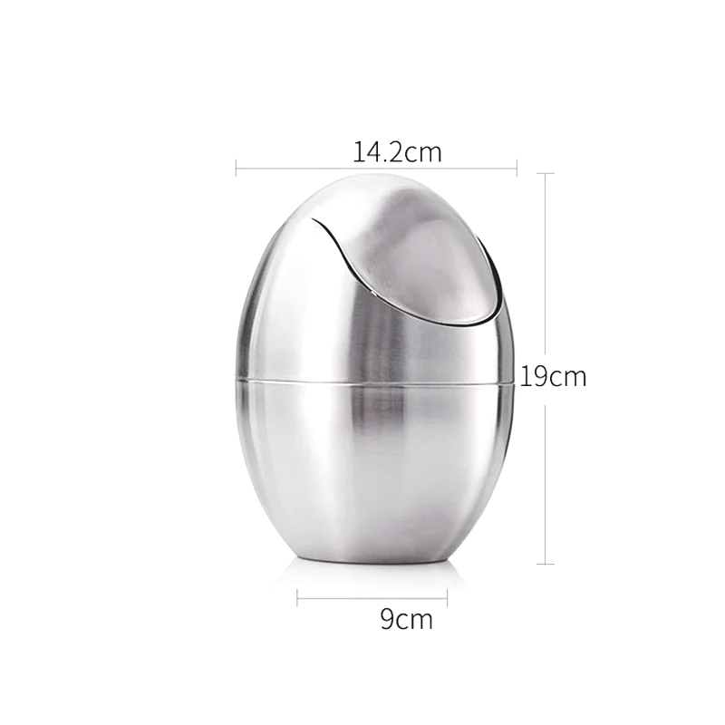LuxBin Mini kosz na śmieci ze stali nierdzewnej