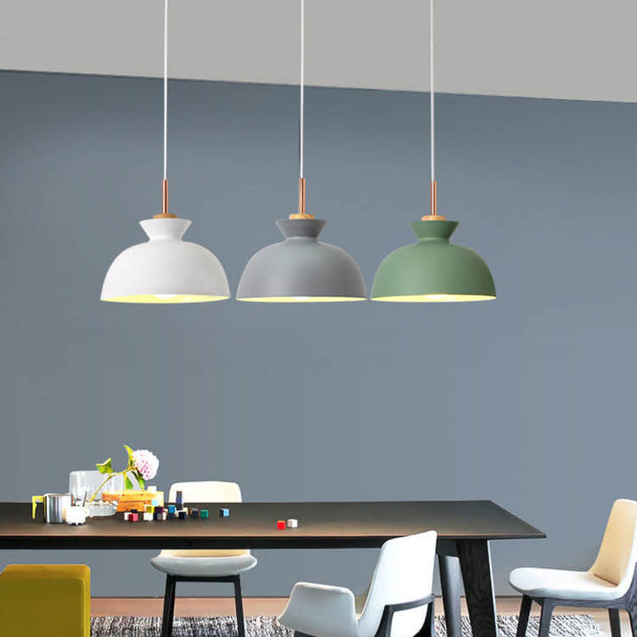 AuroraLite Nordic Lampa wisząca | Design metalowy | 1-punktowa | Nowoczesne opcje kolorystyczne