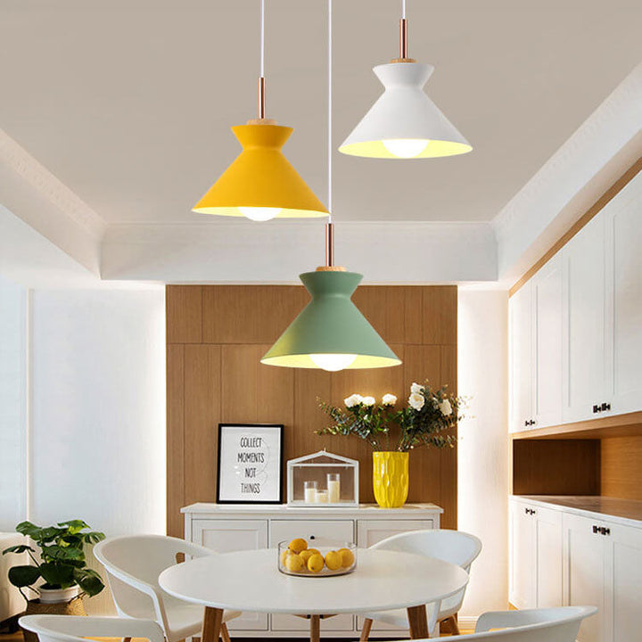 AuroraLite Nordic Lampa wisząca | Design metalowy | 1-punktowa | Nowoczesne opcje kolorystyczne