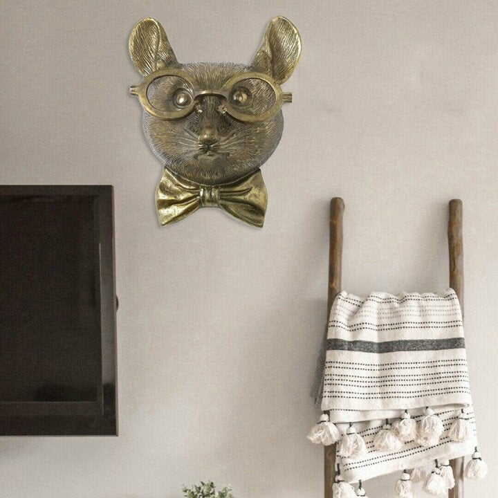 Zabawna Dekoracja Ścienna z Głową Zwierzęcia – WallCritters