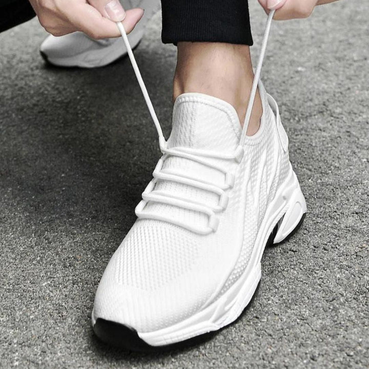 Stylowe męskie sneakersy dyskretnie dodające wzrostu – MaxLift Boost