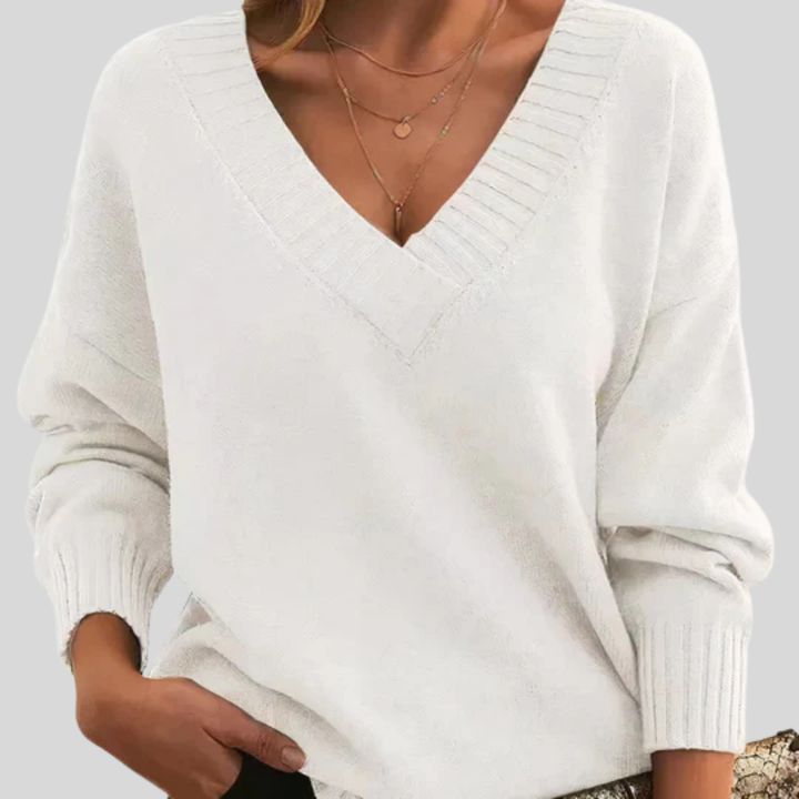 Damski sweter dzianinowy
