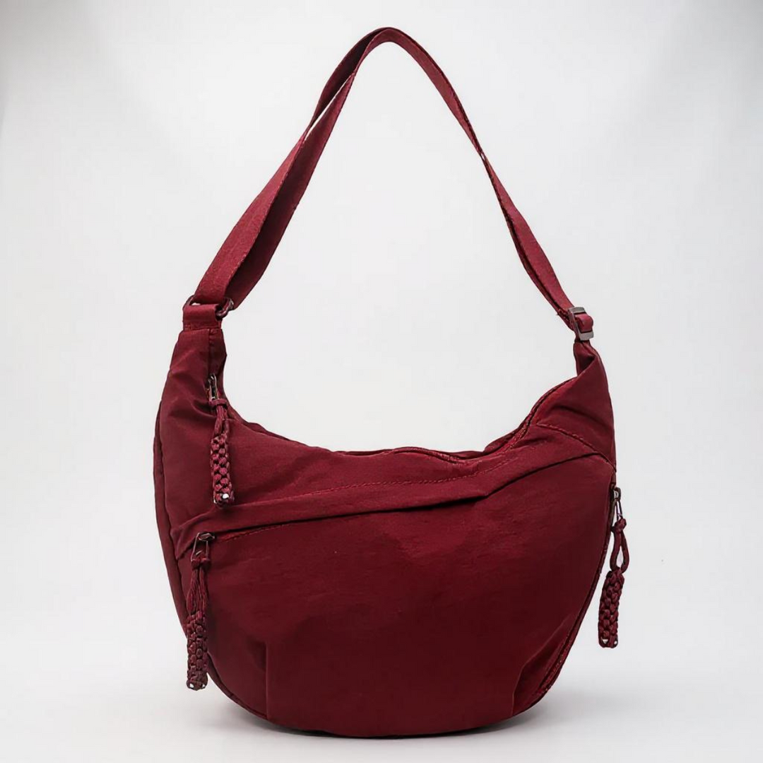 Bordowa torba na ramię – elegancka torba crossbody na co dzień
