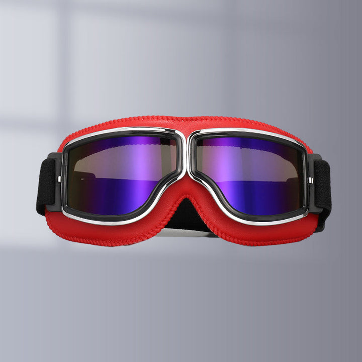 Okulary motocyklowe w stylu vintage