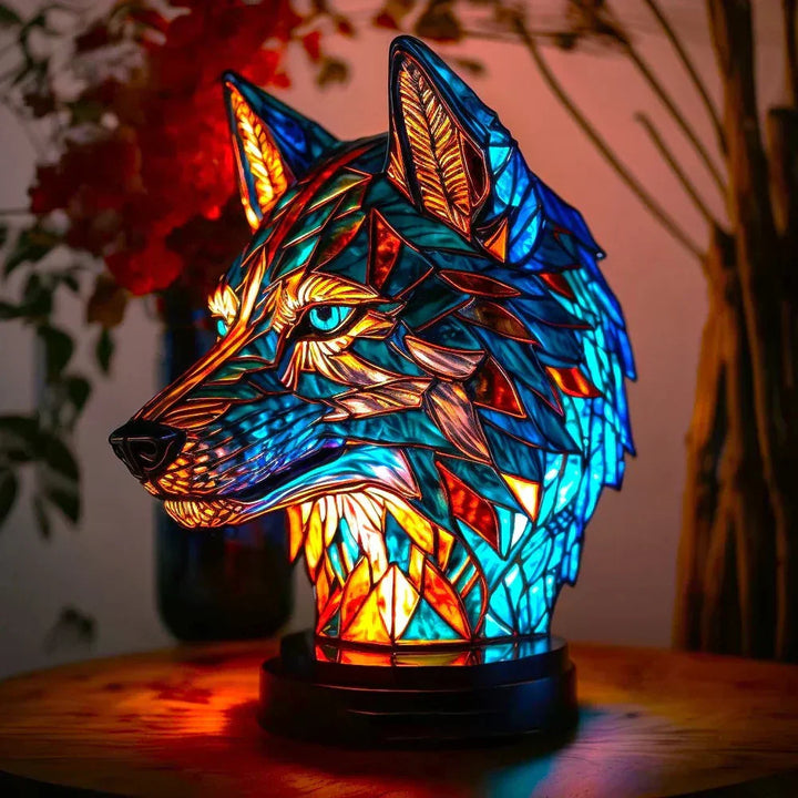 Lampy Zwierzęce z Kolorowego Szkła – Artystyczna Dekoracja na Stół