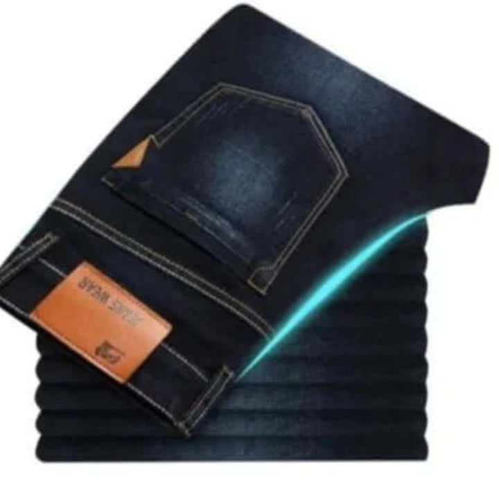 Męskie Dżinsy Proste - Trwały Denim