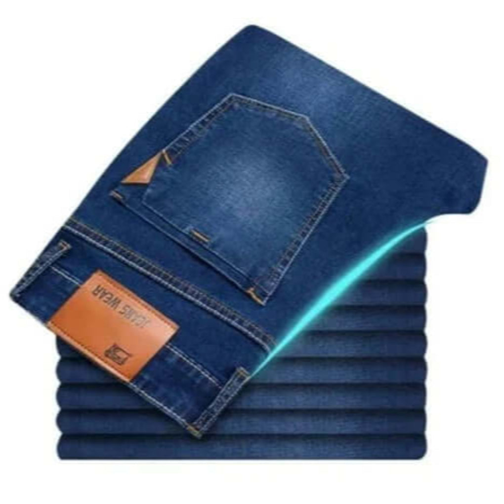 Jeansy Męskie Proste Nogi - Wytrzymały Denim