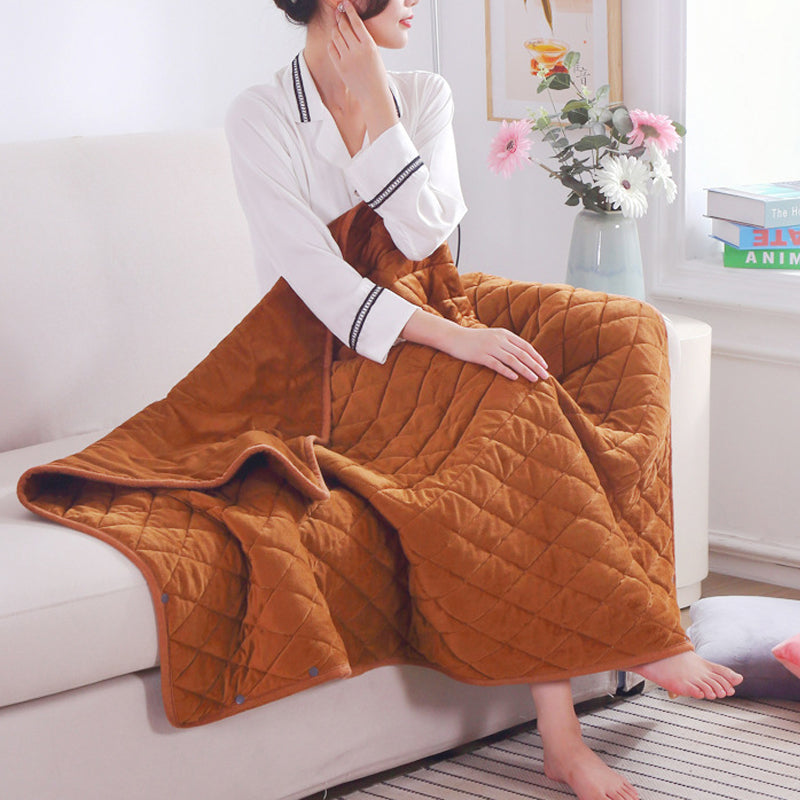 Koc grzewczy USB z kieszenią na powerbank