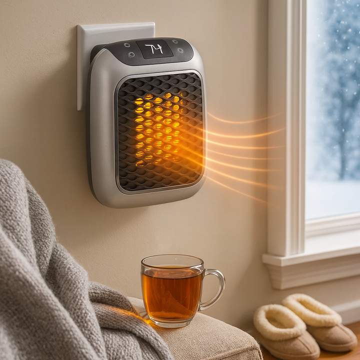 Przenośny termowentylator 800 W z timerem