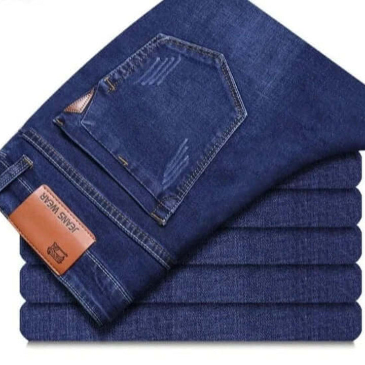 Męskie Dżinsy Proste - Trwały Denim