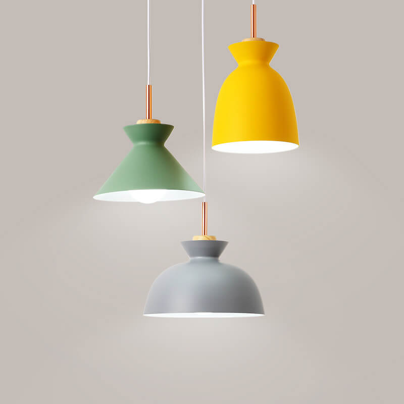 AuroraLite Nordic Lampa wisząca | Design metalowy | 1-punktowa | Nowoczesne opcje kolorystyczne