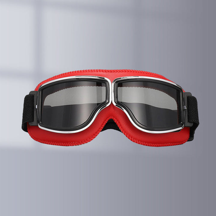 Okulary motocyklowe w stylu vintage