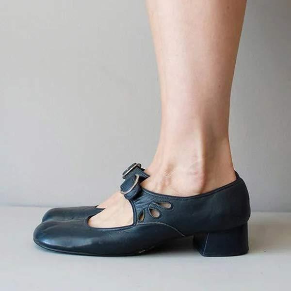 Skórzane buty na niskim obcasie dla kobiet – Ponadczasowa elegancja