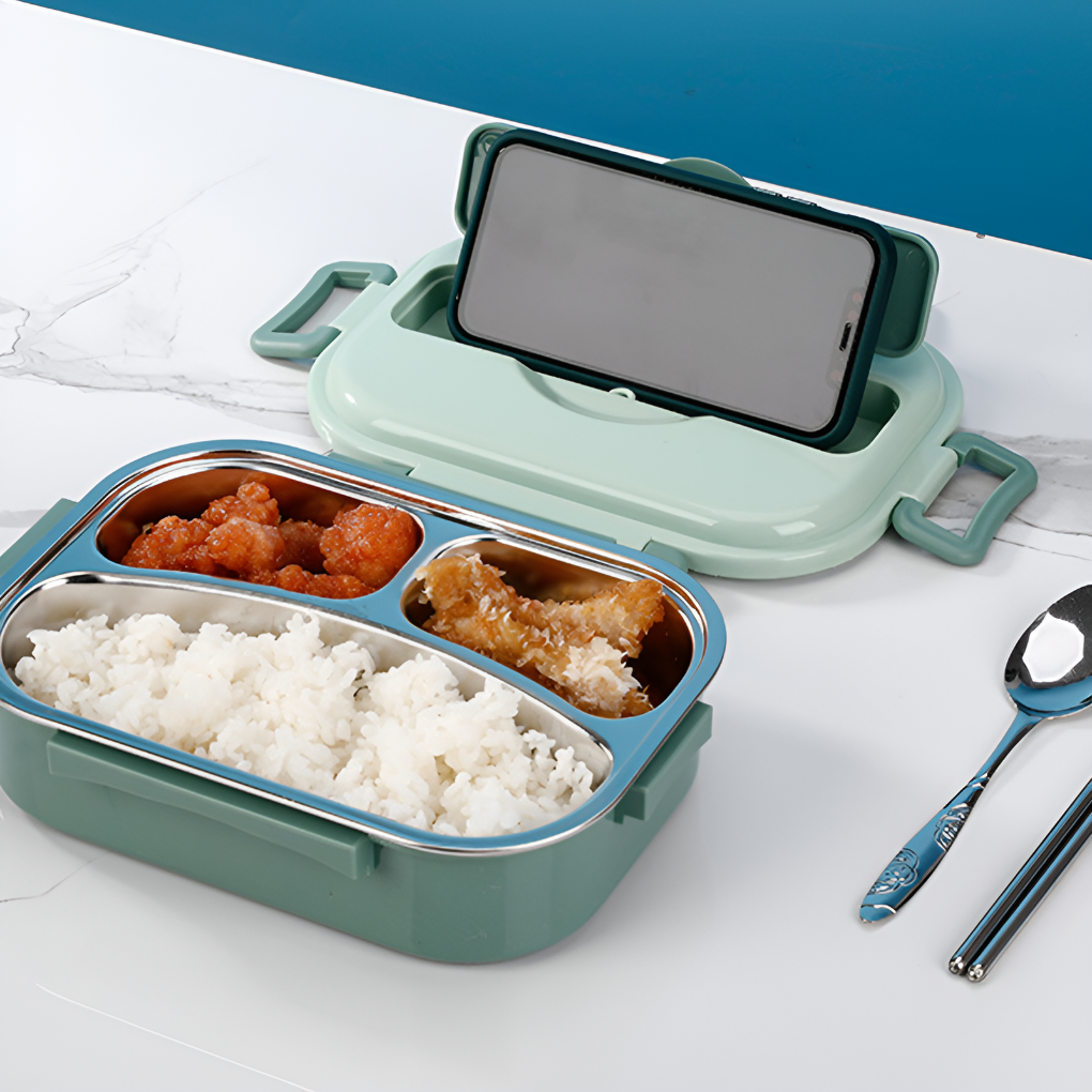 Termo lunch box wykonany ze stali nierdzewnej
