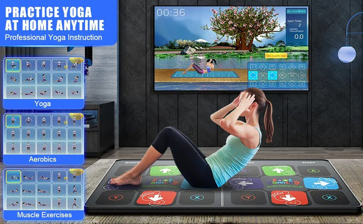 DanceMaster Interaktywna Mata Taneczna – Fitness i Zabawa dla Całej Rodziny