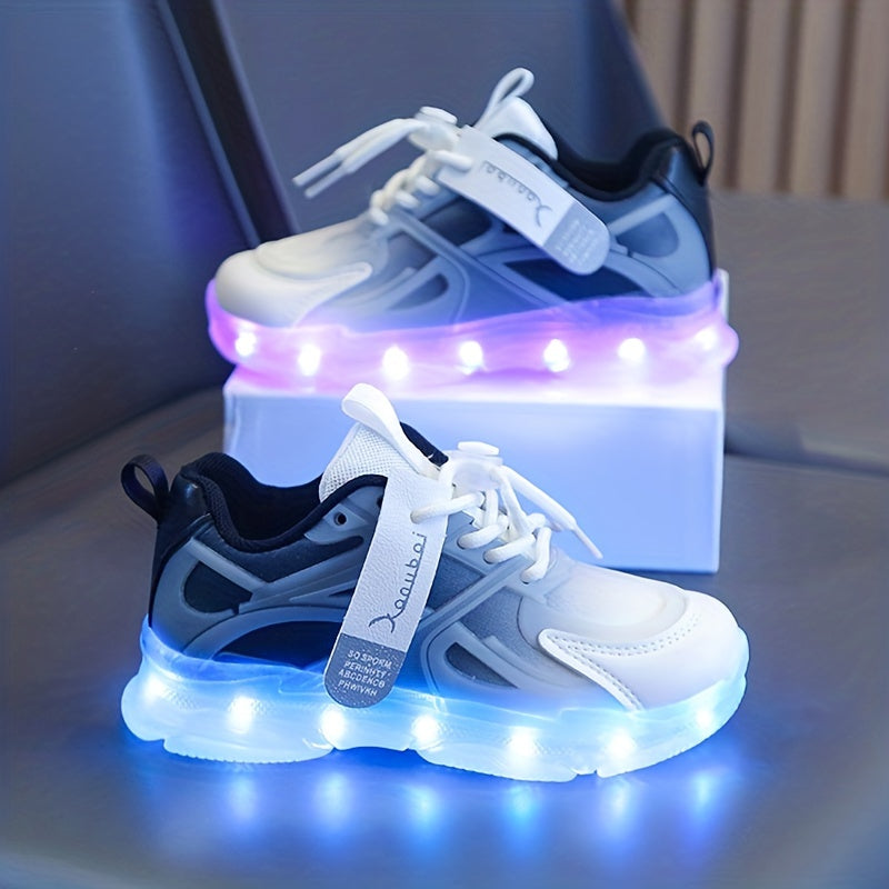 Świecące sneakersy dla dzieci – kolorowe, z podświetleniem LED na zabawny wygląd