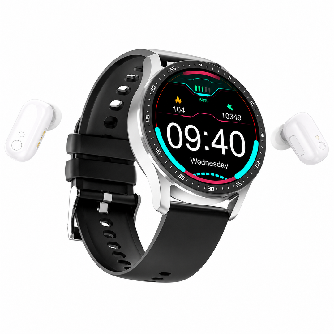 PrestigeTrack EchoWrist | Smartwatch ze słuchawkami Bluetooth do monitorowania fitness i zdrowia