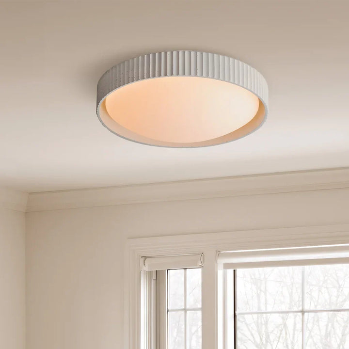 Argo Lampa sufitowa plafon z betonu gipsowego