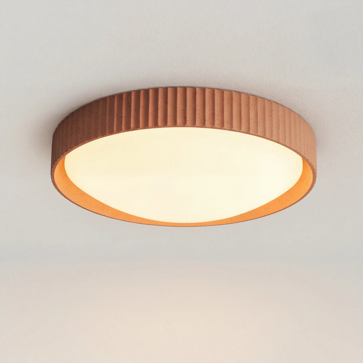 Argo Lampa sufitowa plafon z betonu gipsowego