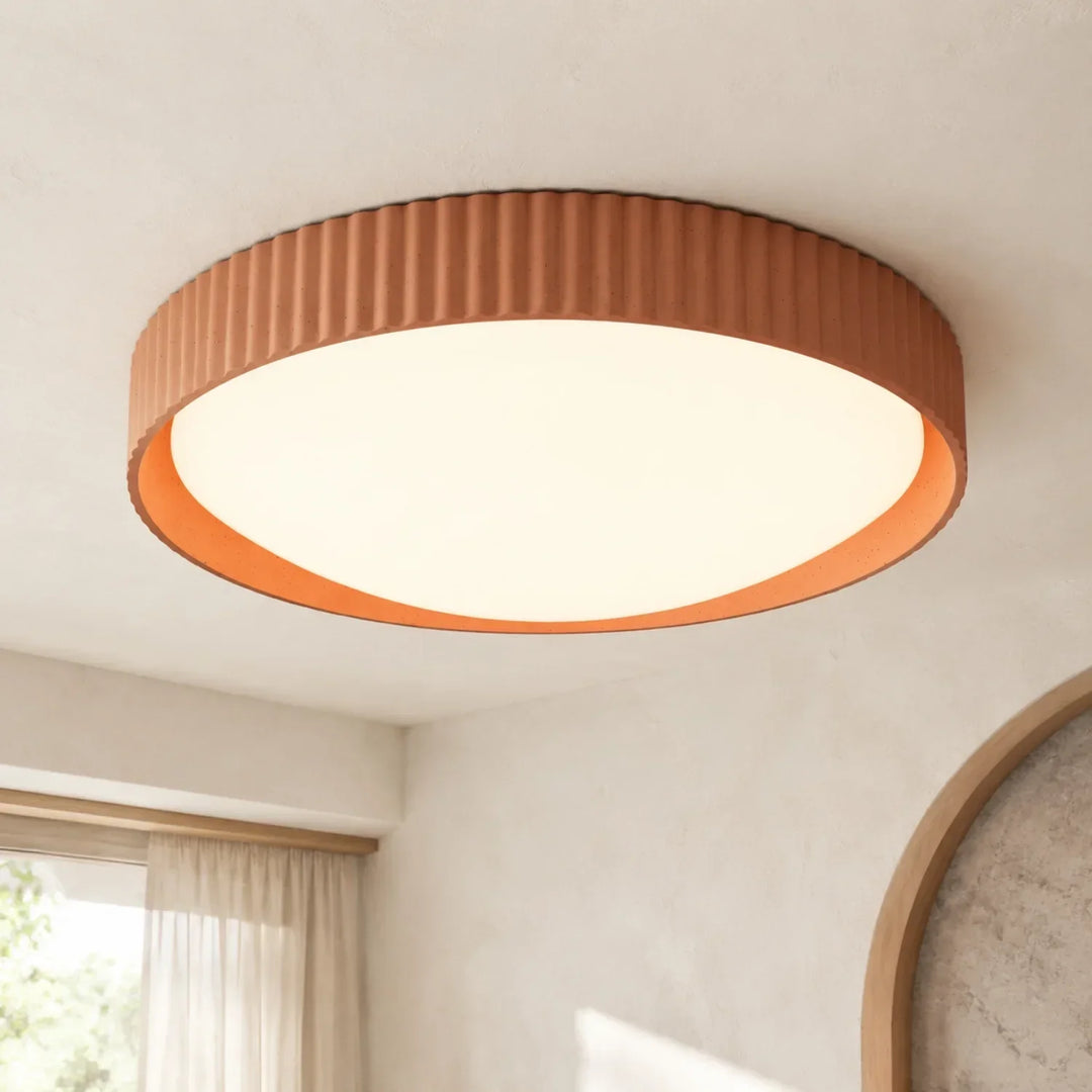 Argo Lampa sufitowa plafon z betonu gipsowego