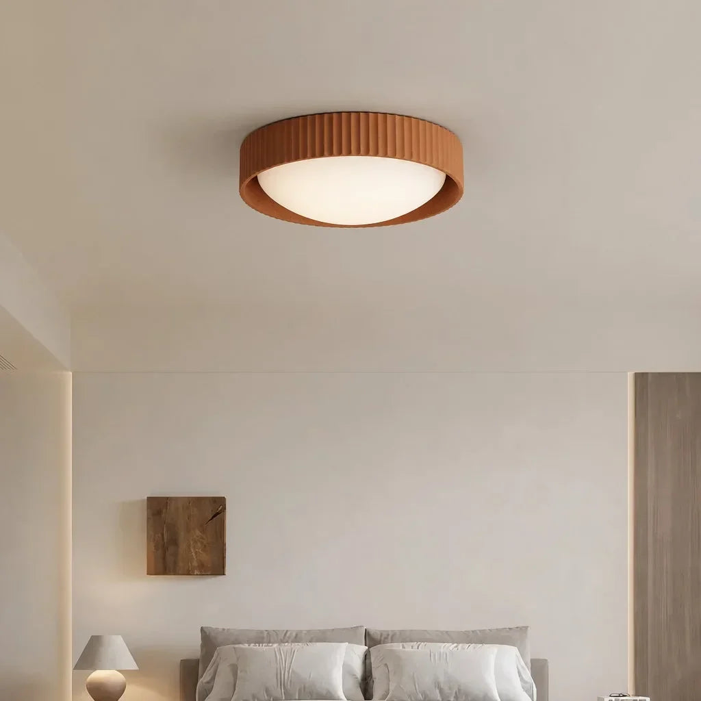 Argo Lampa sufitowa plafon z betonu gipsowego
