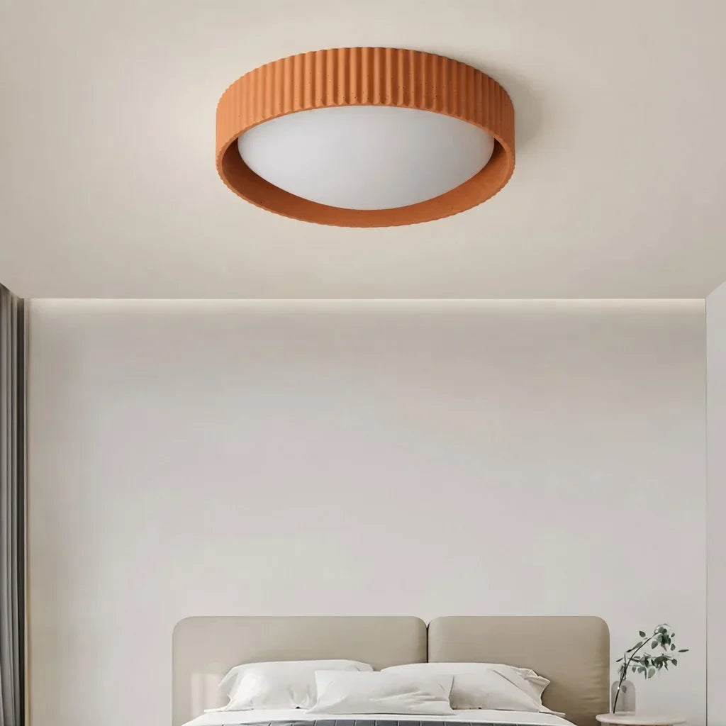 Argo Lampa sufitowa plafon z betonu gipsowego
