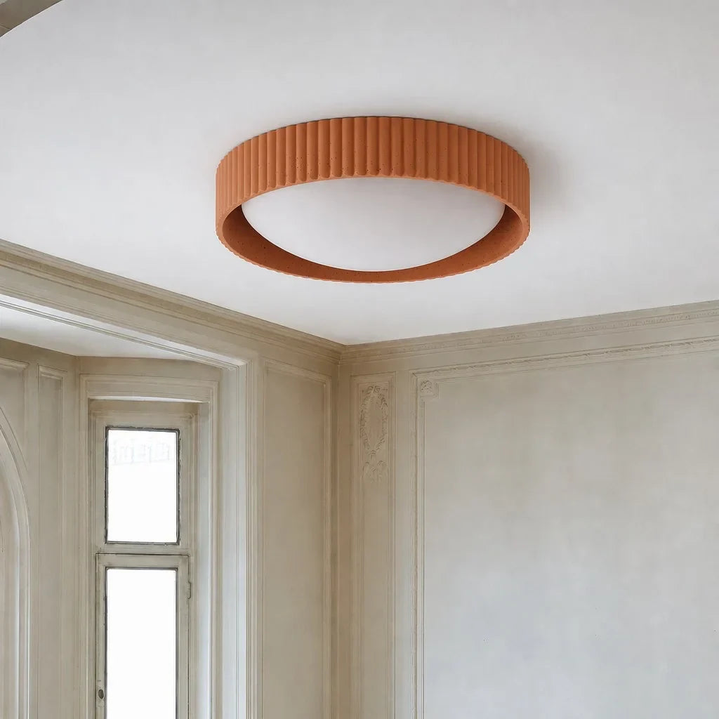 Argo Lampa sufitowa plafon z betonu gipsowego