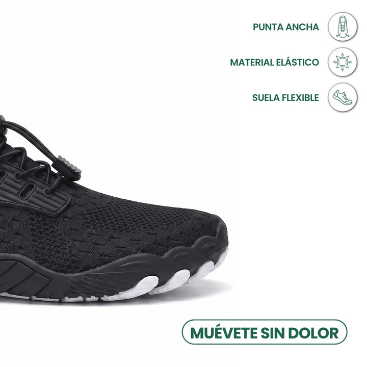 Damskie buty barefoot z szerokim przodem i elastyczną podeszwą