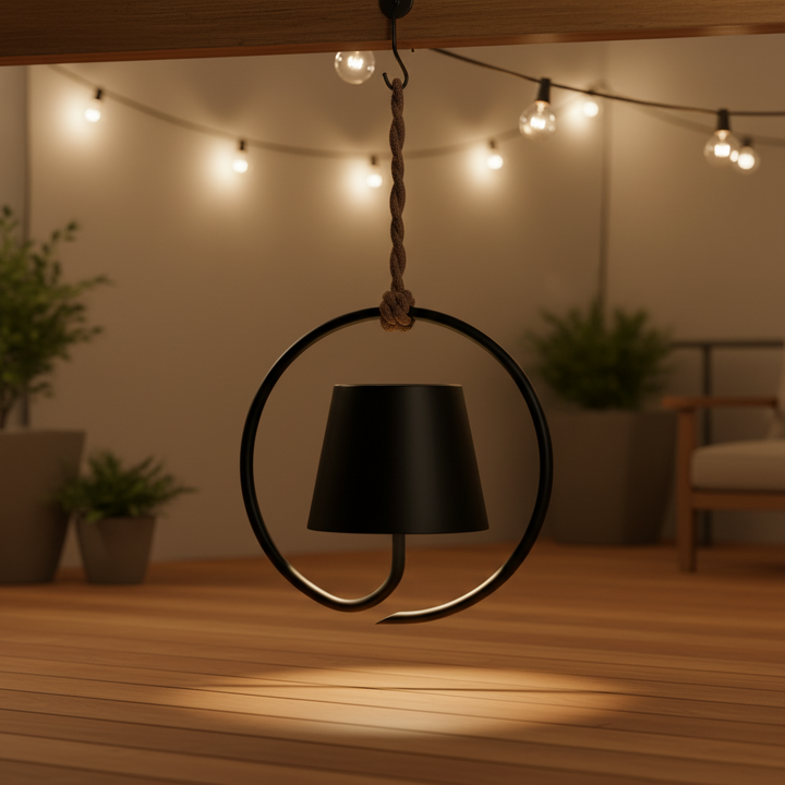 Akumulatorowa lampa wisząca LED - LumiHalo