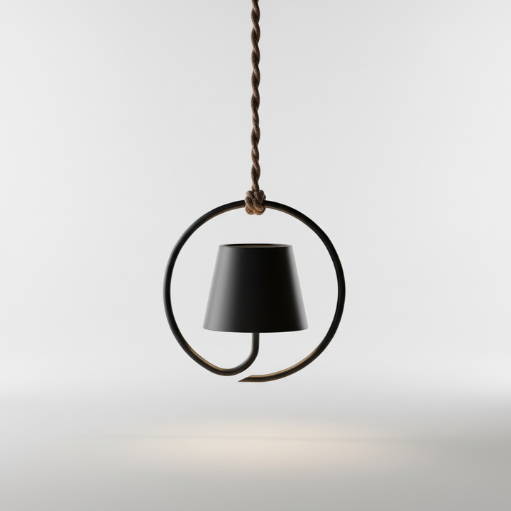 Akumulatorowa lampa wisząca LED - LumiHalo