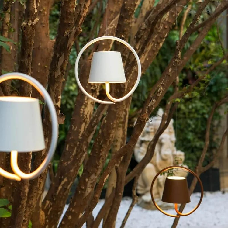 Akumulatorowa lampa wisząca LED - LumiHalo