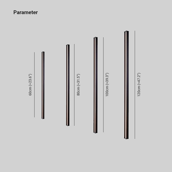 Arisha Minimalistyczny Liniowy Kinkiet LED Złoty/Czarny/Biały do Sypialni