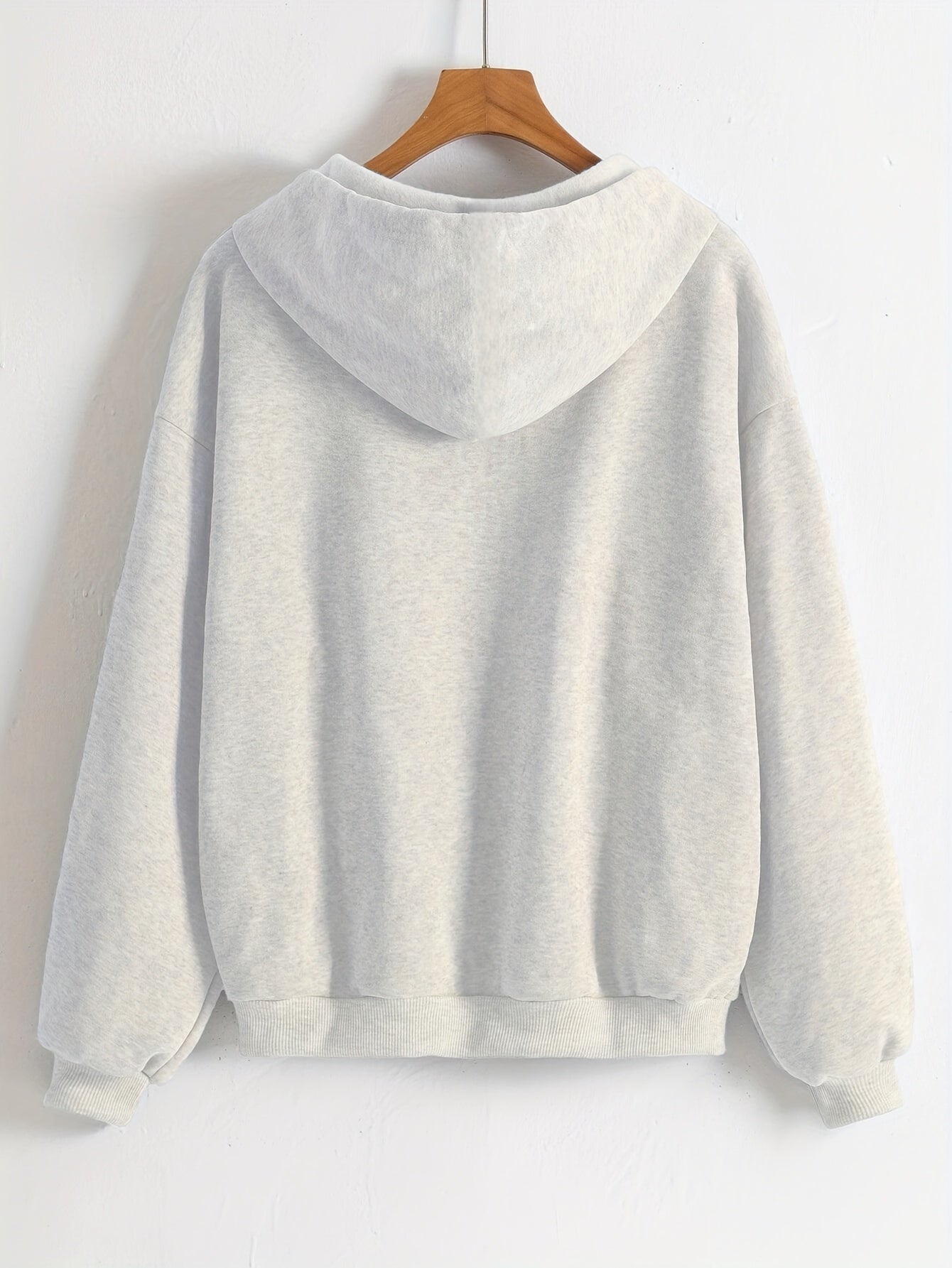 Bluza damska z kapturem z zamkiem kangurką i elastycznymi ściągaczami