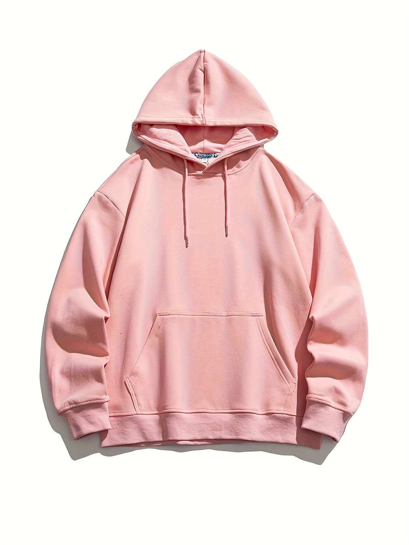 Bluza męska z kapturem z kangurką i elastycznymi ściągaczami