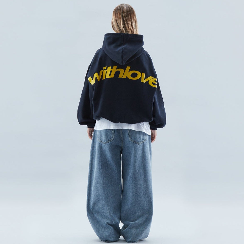 Bluza z Kapturem With-love | Premium Unisex Hoodie