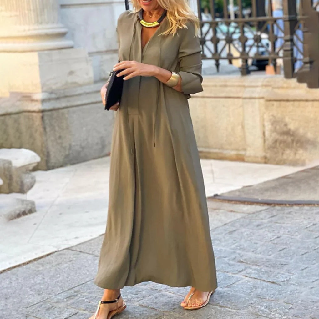 Damska sukienka maxi – elegancka sylwetka