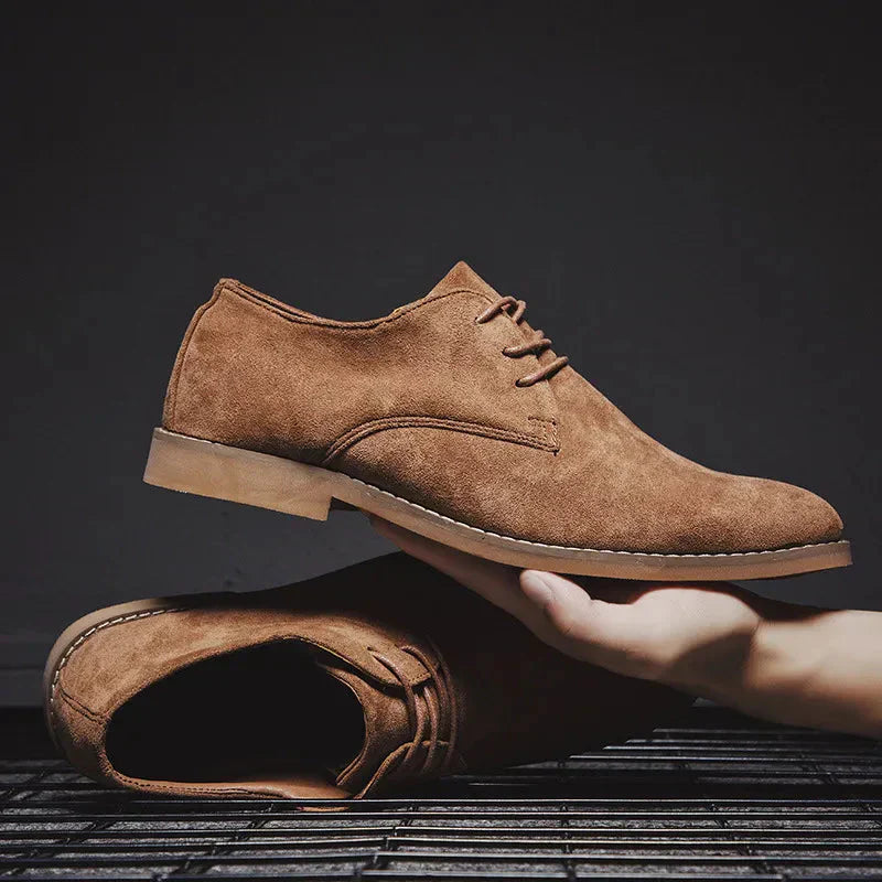 Buty męskie wizytowe formalne ze smukłym noskiem i klasycznym sznurowaniem
