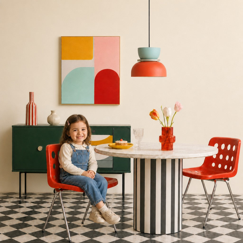 Lucie – Nordycka Lampa Wisząca Color Block