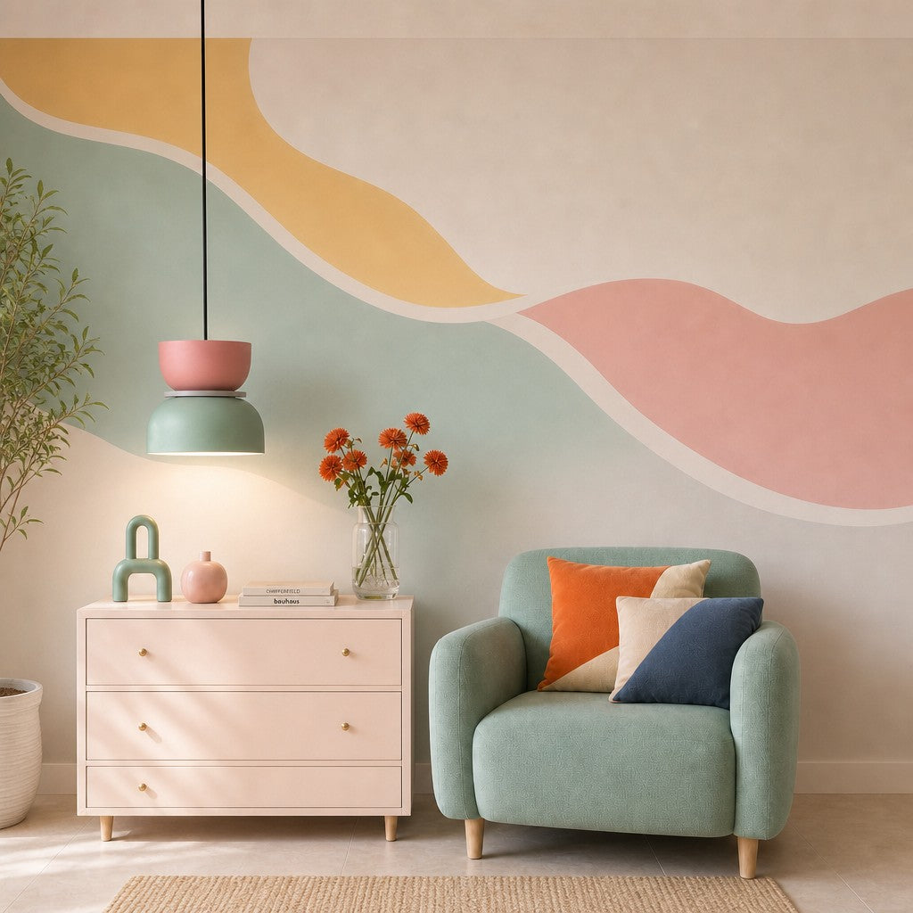 Lucie – Nordycka Lampa Wisząca Color Block