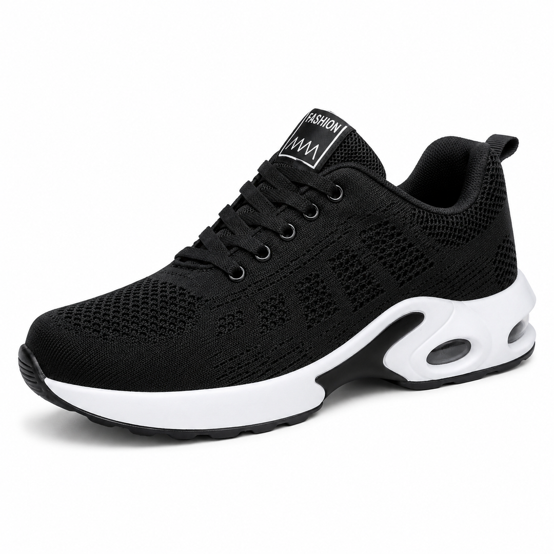 Lekkie ortopedyczne sneakersy damskie z oddychającej siateczki z wyściełaną podeszwą