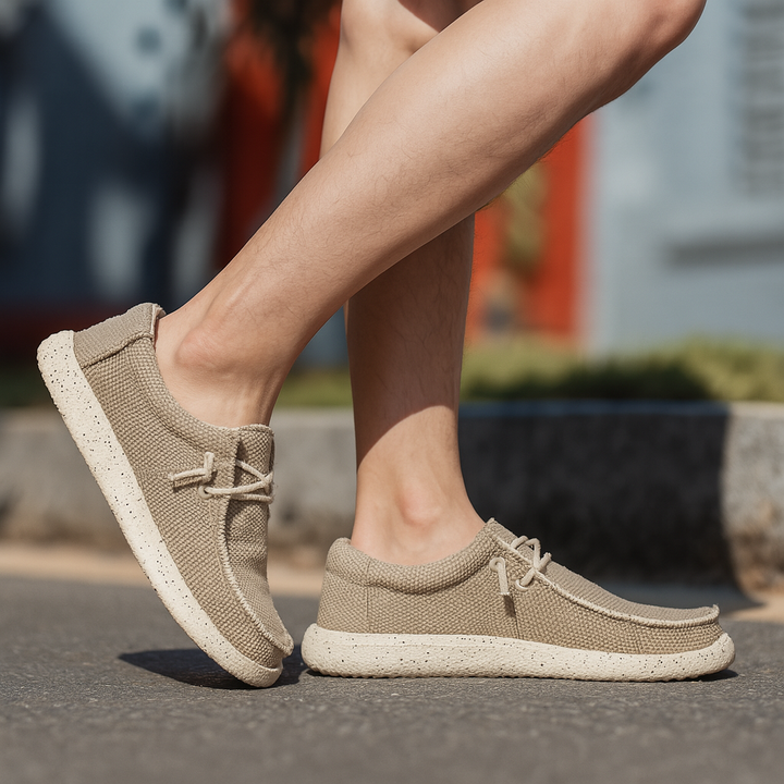 Męskie Lekkie Buty Komfortowe Slip On