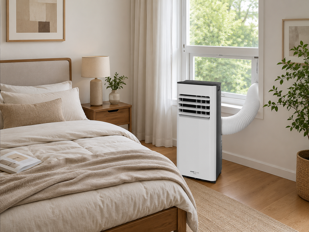 Przenośny Klimatyzator KIMO 9000 BTU, Biało-Czarny