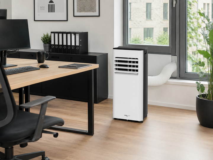 Przenośny Klimatyzator KIMO 9000 BTU, Biało-Czarny