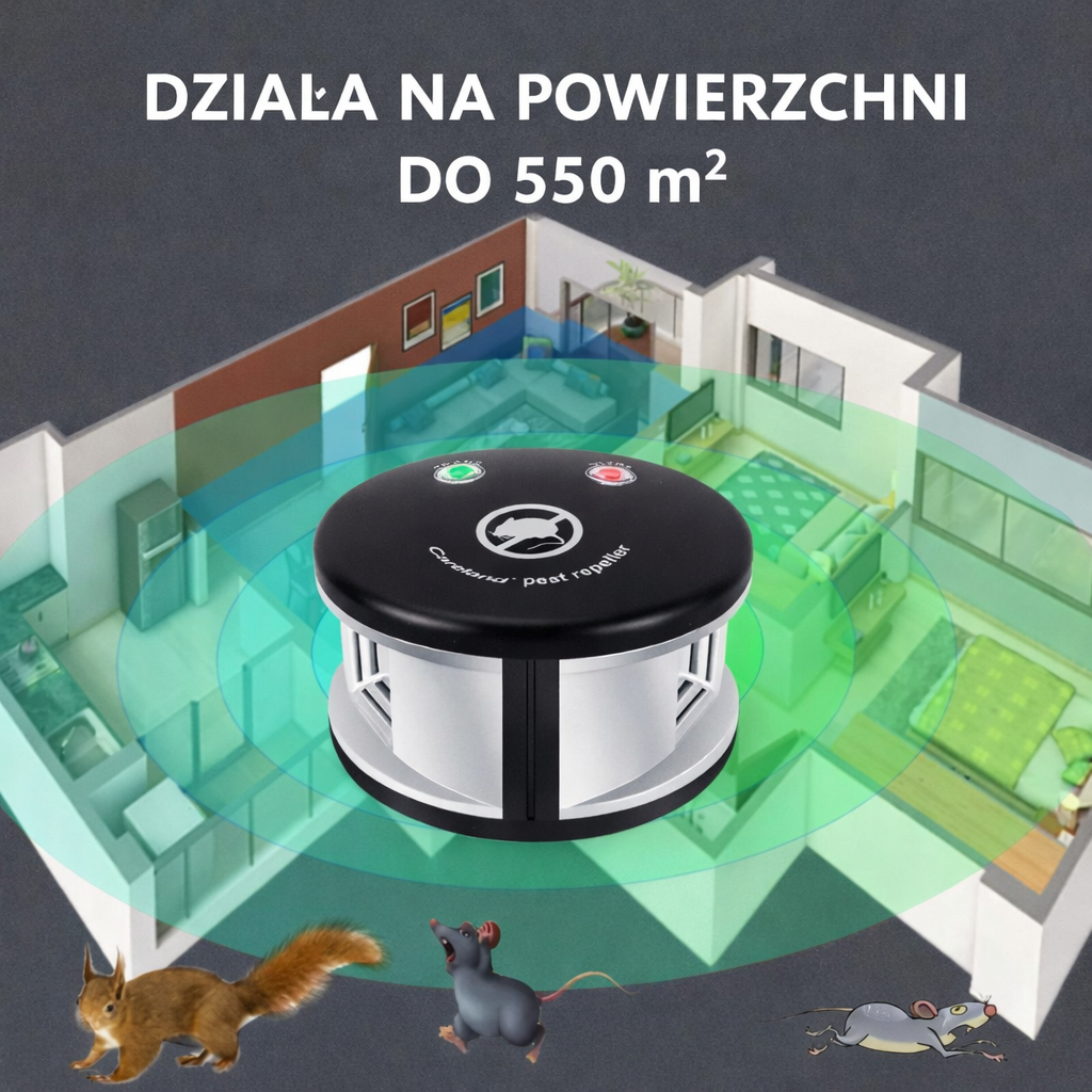 Ekologiczny odstraszacz szczurów do wnętrz