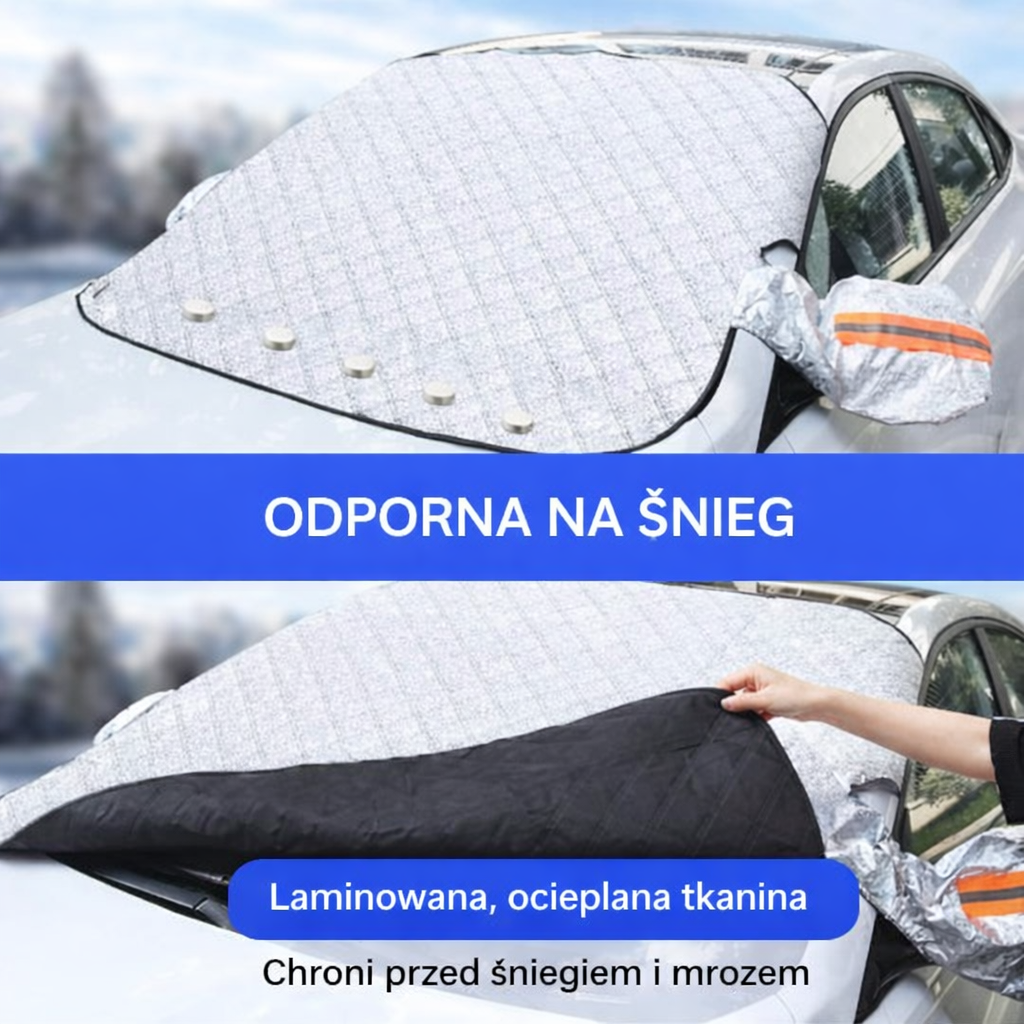Magnetyczna plandeka przeciwmrozowa – Osłona na szybę przednią