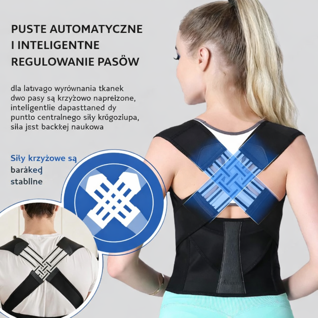 Korektor postawy pleców unisex