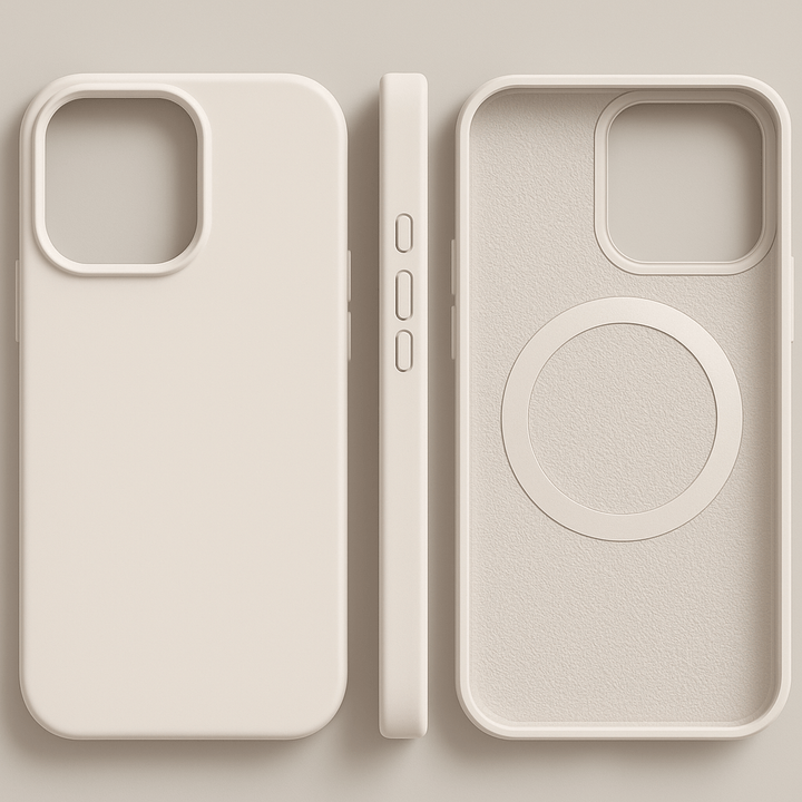 MAGNESOFT LUXE – Magnetyczne Silikonowe Etui z Powierzchnią Soft-Touch do iPhone