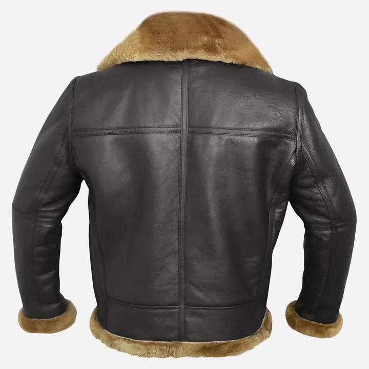 Męska kurtka w stylu shearling