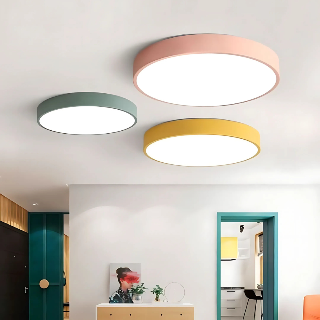 Lampa sufitowa drewniana Delos Skandi | Naturalne światło LED w designerskim stylu